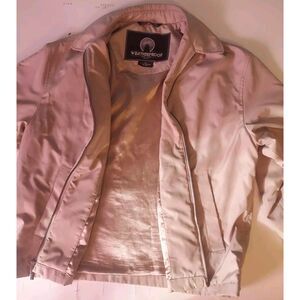 Weatherproof Men's Zip Front Golf Windbreaker Jacket -‎ Fog / Tan size Medium